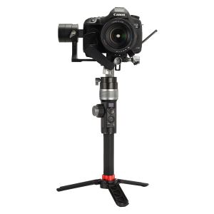 AFI D3 3-ass Rokas Gimbal stabilizators, uzlabota kameras video trikotāža W / fokusa pietuvināšanas un tālummaiņas pārslēgs uz DSLR (melna)
